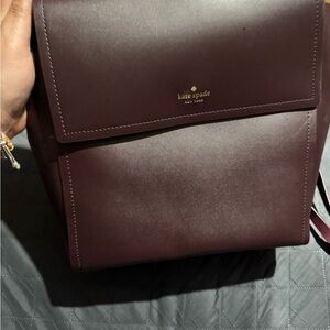 Kate Spade Somerville Burgundy Backpack
